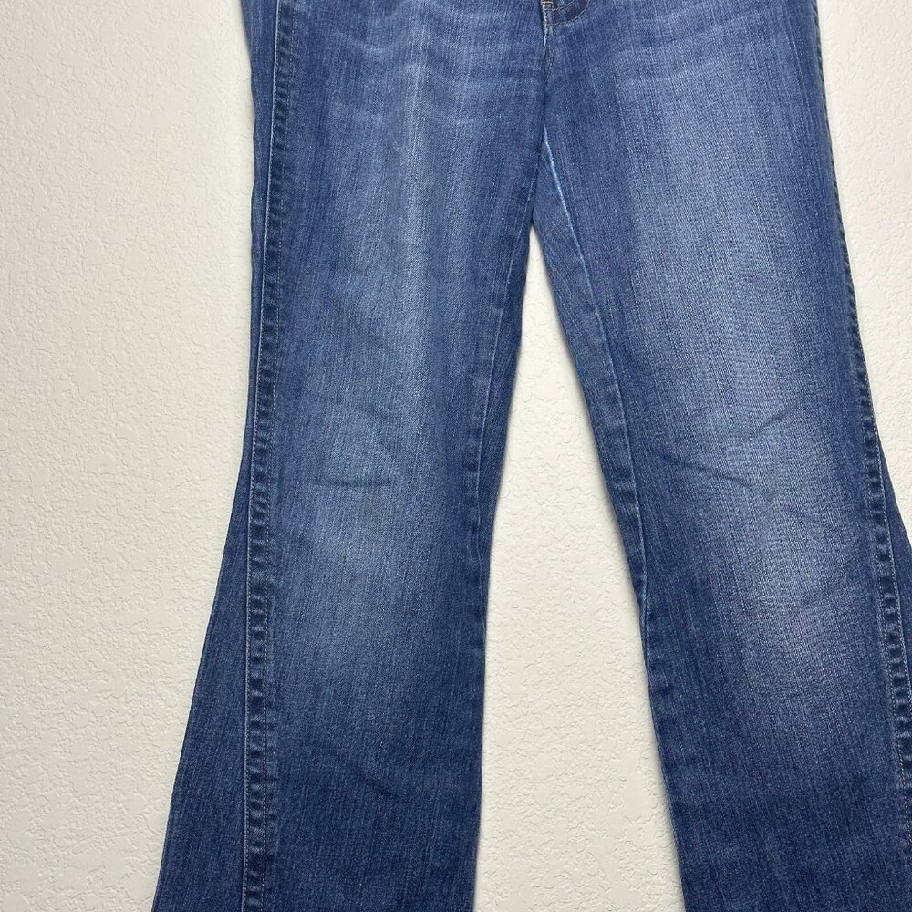 Y2K Southpole Flared Womens 13 Jeans Denim Bootcut Fit Light Blue Wash Western - Picture 12 of 16